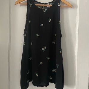 Daisy Pattern Tank Top